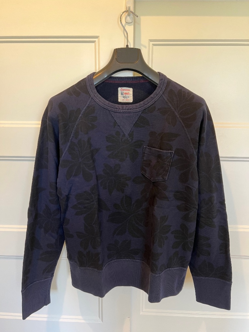 Todd Snyder x Champion Floral/Flower Print/Pattern Crewneck Sweatshirt